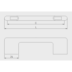 Uchwyt meblowy CAPRI