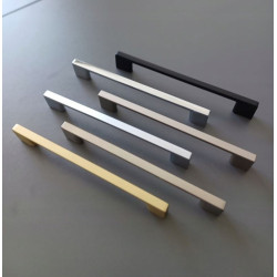 Nowoczesny prostokątny uchwyt do mebli TECHNO C-761, C-769