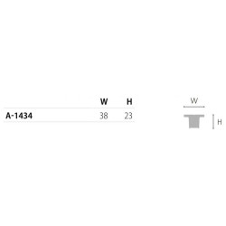 Gałka do mebli SPARTA A-1434 antyczny mosiądz