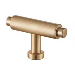 Uchwyt do mebli FLO czarny, złoty