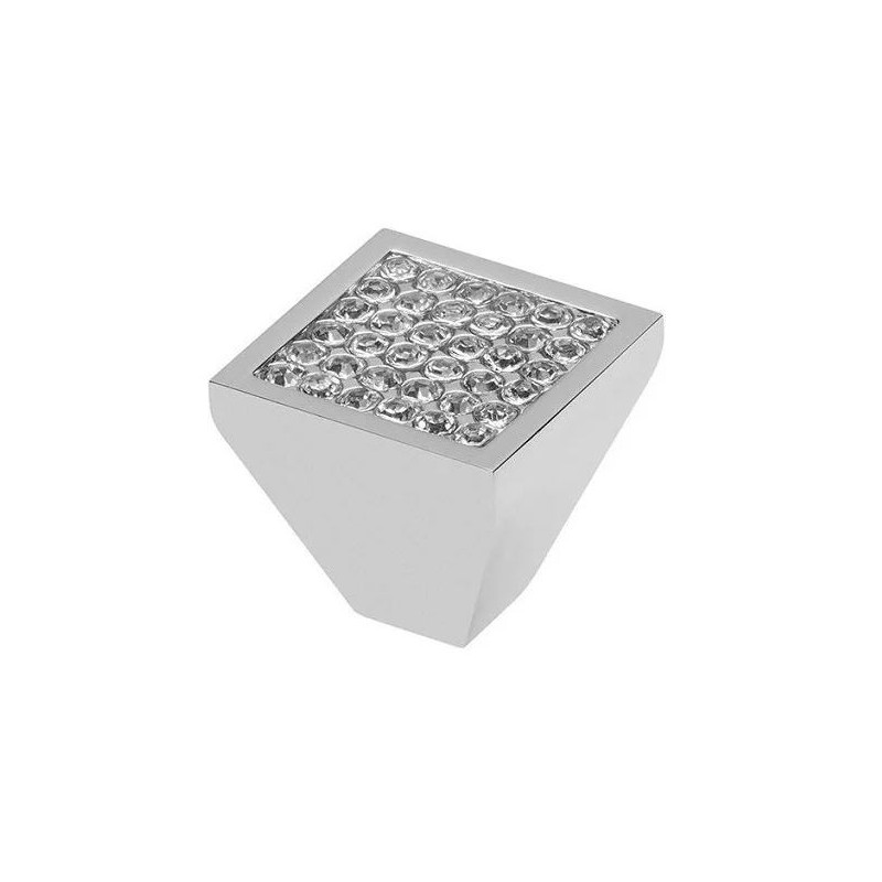 Gałka do mebli CR0333 B1 z kryształami