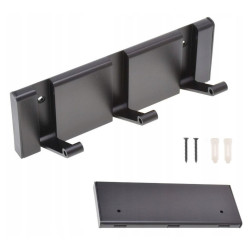 Wieszak ścienny, meblowy chowany potrójny Schaffner FULIO