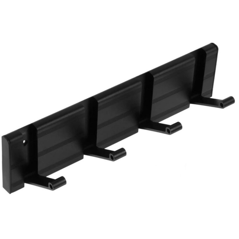 Wieszak ścienny, meblowy chowany 4 haczyki Schaffner FULIO