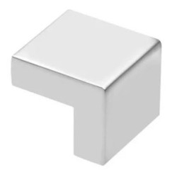 Uchwyt meblowy UZ-55 kwadratowy, aluminium, chrom