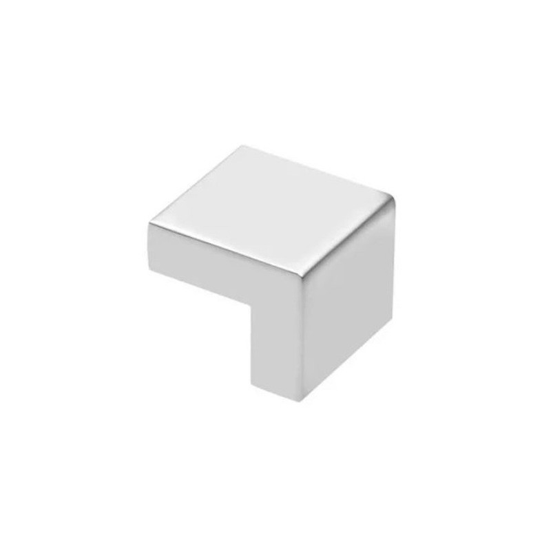 Uchwyt meblowy UZ-55 kwadratowy, aluminium, chrom