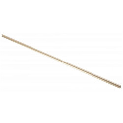 Długi uchwyt meblowy krawędziowy GROOVE LONG, 1200 mm, czarny