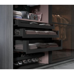 Front szklany AXIS PRO GLASS L-1100 H-56, 88, 139 antracyt