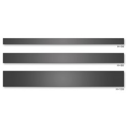 Front szklany AXIS PRO GLASS L-1100 H-56, 88, 139 antracyt