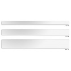 Front szklany AXIS PRO GLASS L-1100 H-56, 88, 139 białe