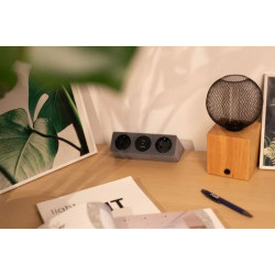 Gniazdo meblowe, przedłużacz Sofito, 220Vx2, USB A+C, mocowanie
