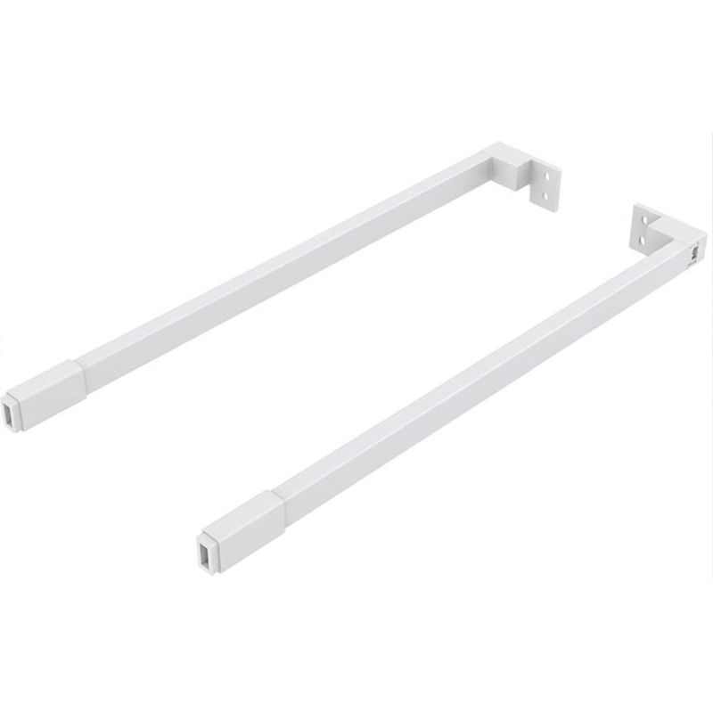 Reling wzdłużny do szuflad GTV AXIS PRO, biały, 300-550 mm