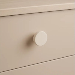 Gałka do mebli GTV DUNE złoty mosiądz, inox, czarny mat