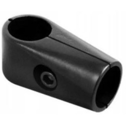 Złączka do rur, złącze fi-25 mocowanie czarne