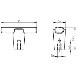 Gałka meblowa RAY w kolorze kaszmir, GTV