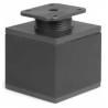 Nóżka meblowa kwadratowa H-60 mm, czarna 60x60 mm