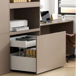 Szuflada Hafner średnia H-178, Pełen wysuw, Cichy Domyk