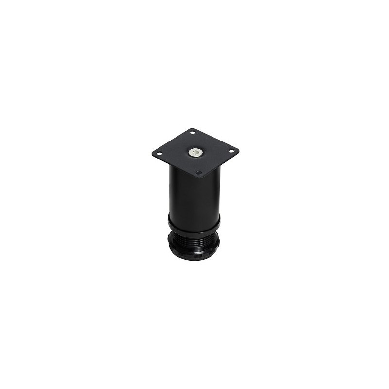 Nóżka meblowa okrągła h-100, fi50 mm czarna
