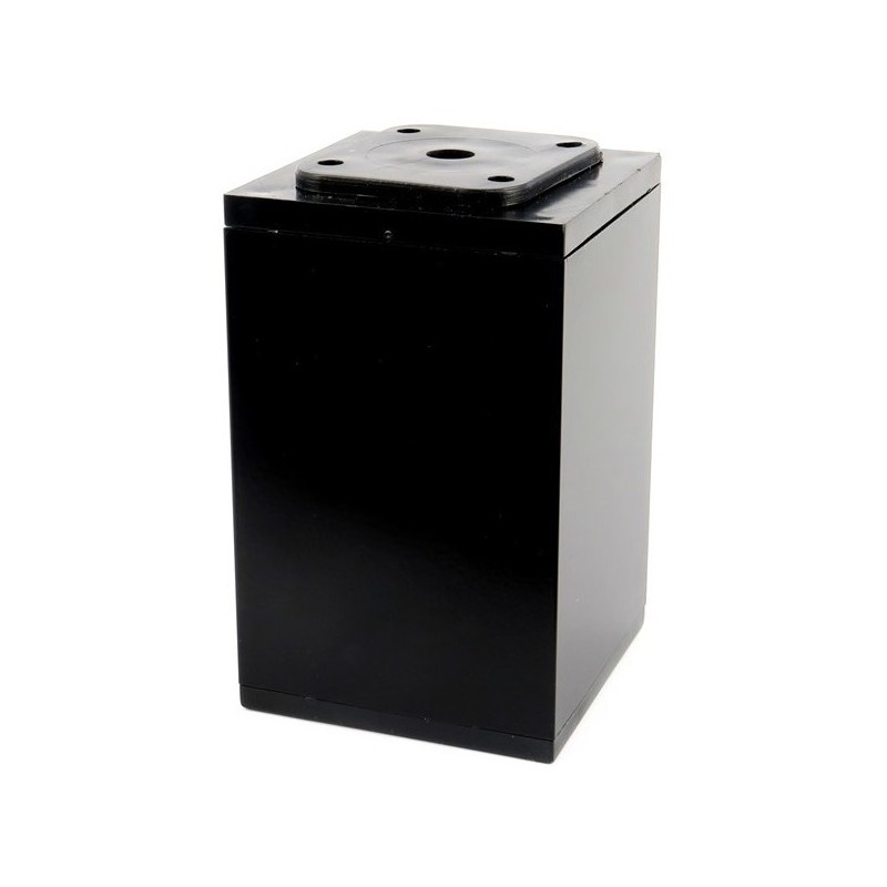Nóżka meblowa kwadratowa H-100 mm, czarna 60x60 mm