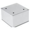Nóżka meblowa kwadratowa H-60 mm, aluminium 80x80 mm