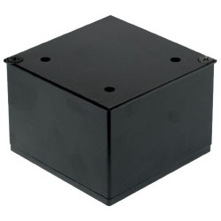 Nóżka meblowa kwadratowa H-60 mm, czarna 80x80 mm
