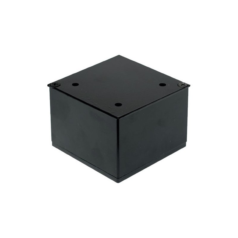 Nóżka meblowa kwadratowa H-60 mm, czarna 80x80 mm