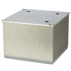 Nóżka meblowa kwadratowa H-60 mm, inox 80x80 mm