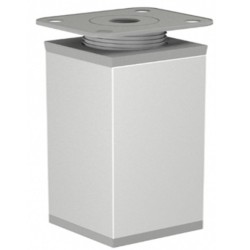 Nóżka meblowa kwadratowa H-150 mm, aluminium 80x80 mm