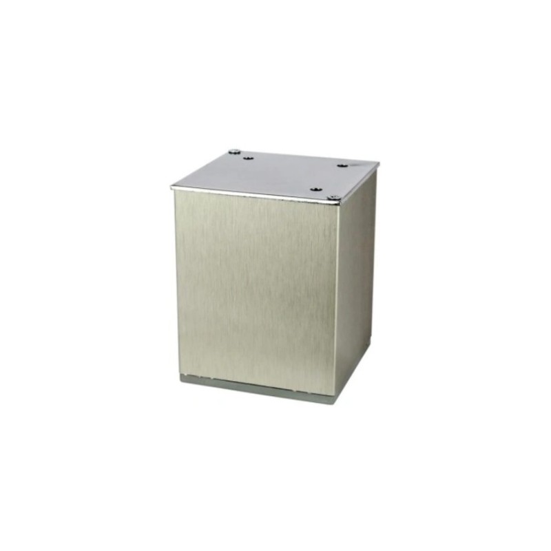 Nóżka meblowa kwadratowa H-100 mm, inox 80x80 mm