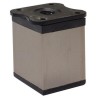 Nóżka meblowa kwadratowa H-100 mm, inox 80x80 mm