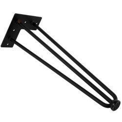 Noga meblowa ARTO czarna h-406 styl loft, industrial