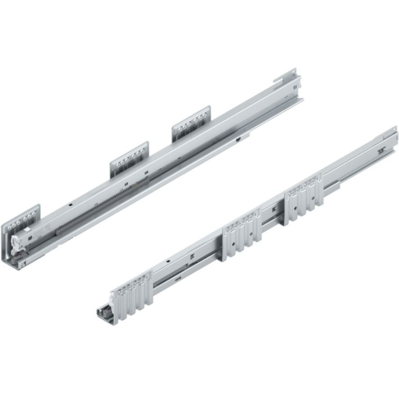 Prowadnica MERIVOBOX 70 kg, komplet L+P, pełny wysuw