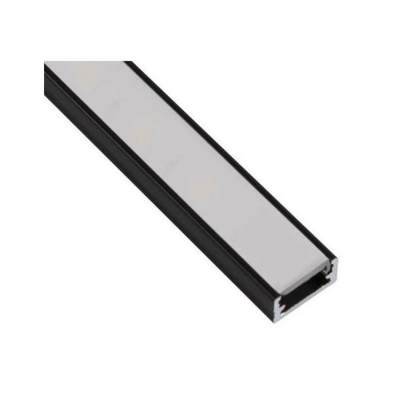 Design Light – Profil LED LINE MINI 2m czarny mleczna