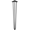 Noga meblowa ARTO czarna h-711 styl loft, industrial