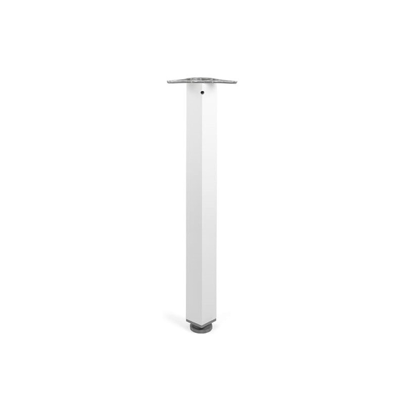 Noga meblowa H-820 kwadratowa 50x50 mm, biała