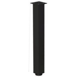 Noga meblowa 710 kwadratowa 60x60 czarna