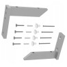 Kątowniki pod półkę (2 szt.) 120 mm, komplet wsporników