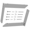 Kątowniki pod półkę (2 szt.) 180 mm, komplet wsporników