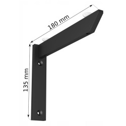 Kątowniki pod półkę (2 szt.) 180 mm, komplet wsporników