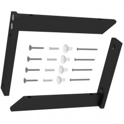 Kątowniki pod półkę (2 szt.) 180 mm, komplet wsporników