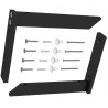 Kątowniki pod półkę (2 szt.) 180 mm, komplet wsporników