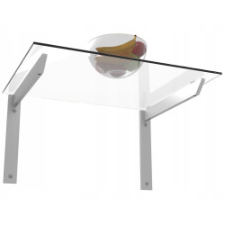Kątowniki pod półkę (2 szt.) 240 mm, komplet wsporników