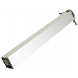 Noga meblowa 710 kwadratowa do blatu, biurka 60x60 aluminium