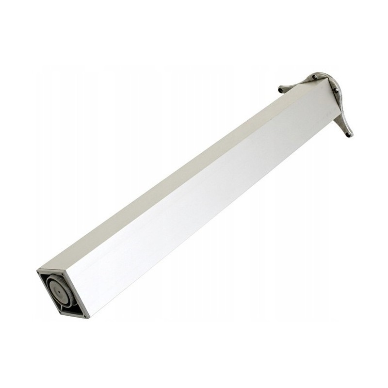 Noga meblowa 710 kwadratowa do blatu, biurka 60x60 aluminium