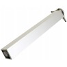 Noga meblowa 710 kwadratowa do blatu, biurka 60x60 aluminium