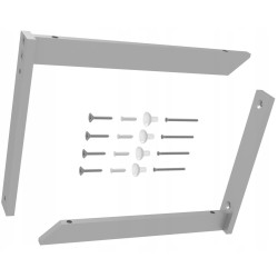 Kątowniki pod półkę (2 szt.) 240 mm, komplet wsporników