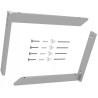 Kątowniki pod półkę (2 szt.) 240 mm, komplet wsporników