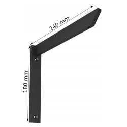 Kątowniki pod półkę (2 szt.) 240 mm, komplet wsporników