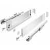 Szuflada meblowa Axis Pro GLASS, H-116, L-550, cichy domyk, biała, GTV