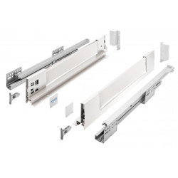 Szuflada meblowa Axis Pro GLASS, H-84, L-550, cichy domyk, biała, GTV