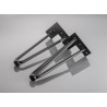 Noga meblowa ARTO czarna h-711 styl loft, industrial